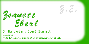 zsanett eberl business card